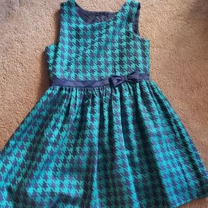 Cat and Jack teal holiday dress for girl